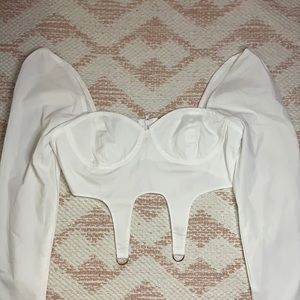 Blouse crop top